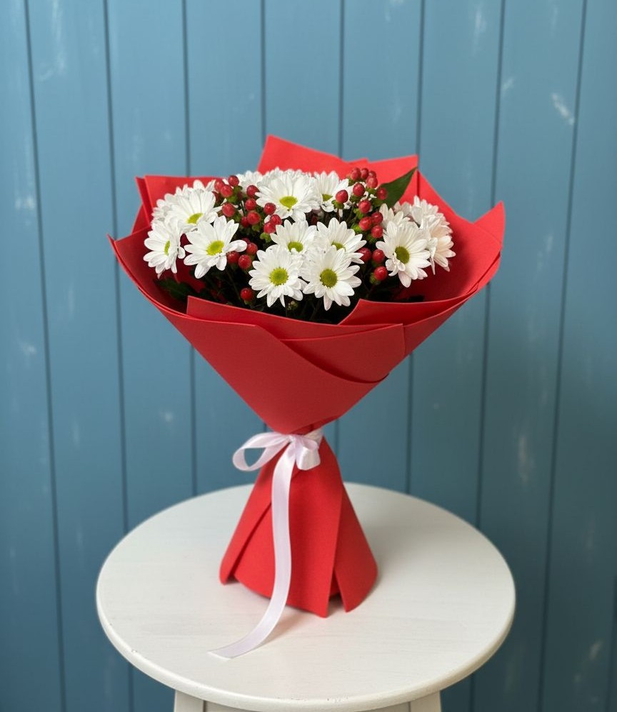 Букет цветов из: Хризантемы в Большое Мурашкино