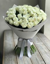 Букет 35 Белых роз в Большое Мурашкино