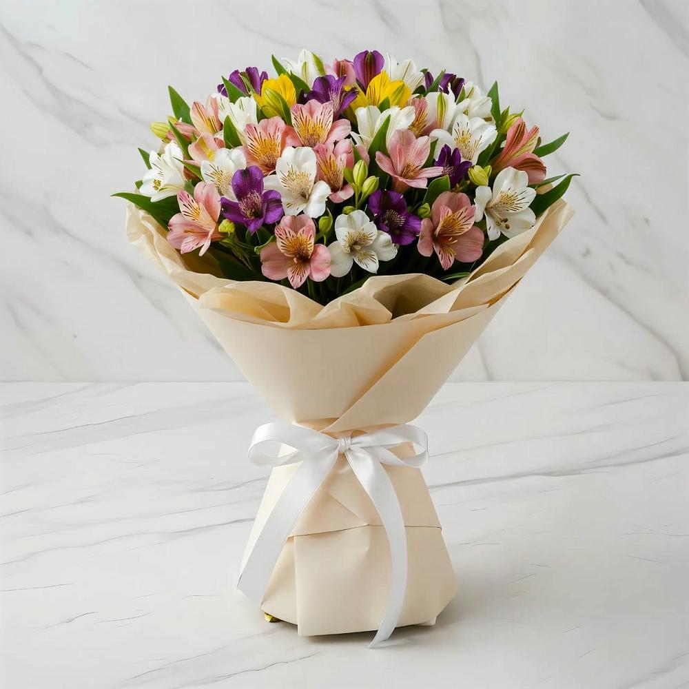 Букет цветов из: Альстромерии в Большое Мурашкино