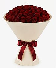 Букет 101 Бордовая роза Блэк Бакарра в Большое Мурашкино