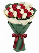 Букет Микс из красных и белых роз #REPLACE_PRED# Большое Мурашкино