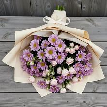 Букет цветов из:  Розы и Хризантемы #REPLACE_PRED# Большое Мурашкино