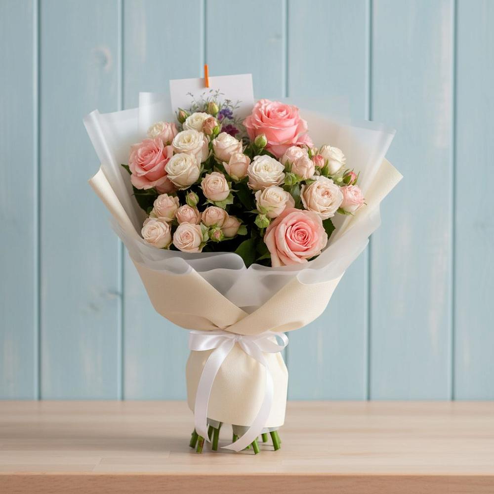 Букет цветов из: Розы в Большое Мурашкино