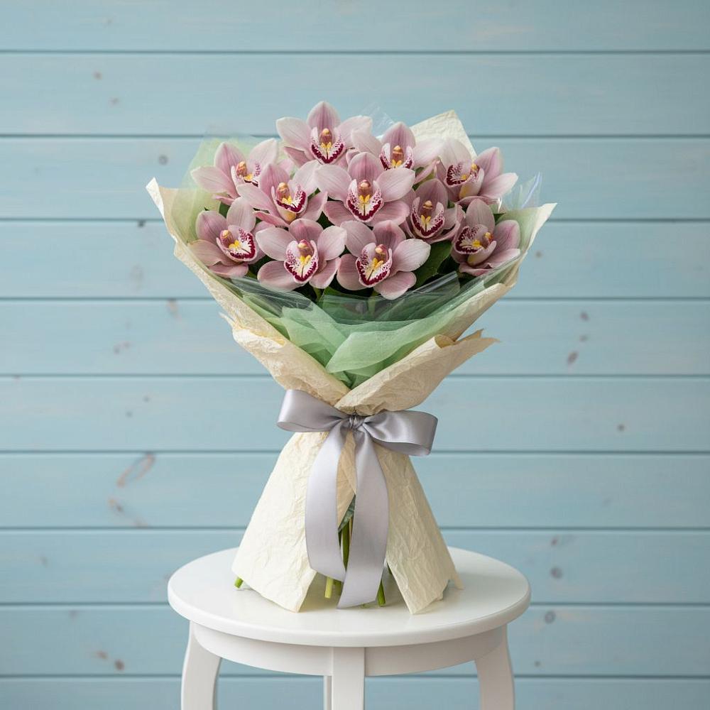 Букет цветов из: Орхидеи и Розы в Большое Мурашкино