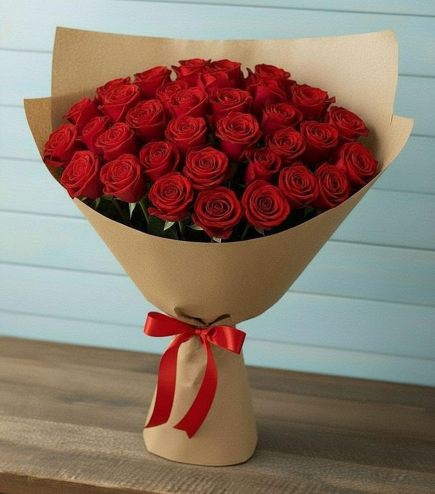 Букет Красные розы Милано в Большое Мурашкино