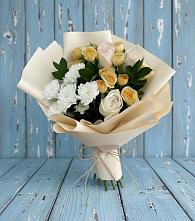 Букет цветов из:  Розы и Хризантемы в Большое Мурашкино