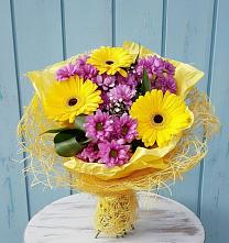 Букет цветов из:  Хризантемы и Герберы в Большое Мурашкино