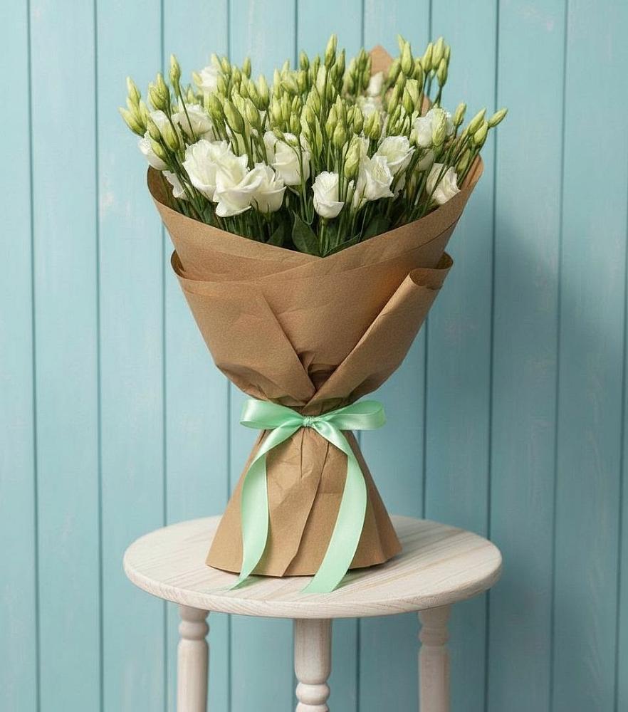 Букет цветов из: Лизиантусы в Большое Мурашкино