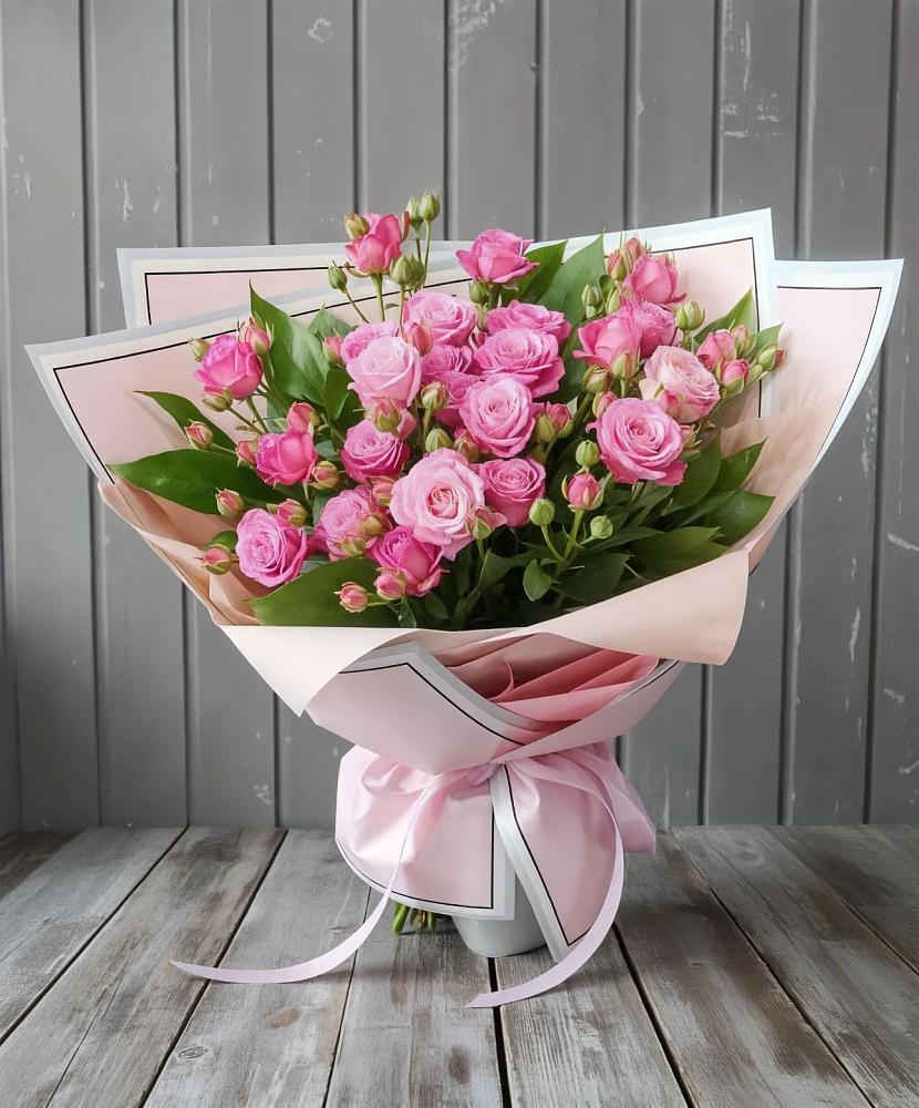 Букет Розовый кустик в Большое Мурашкино