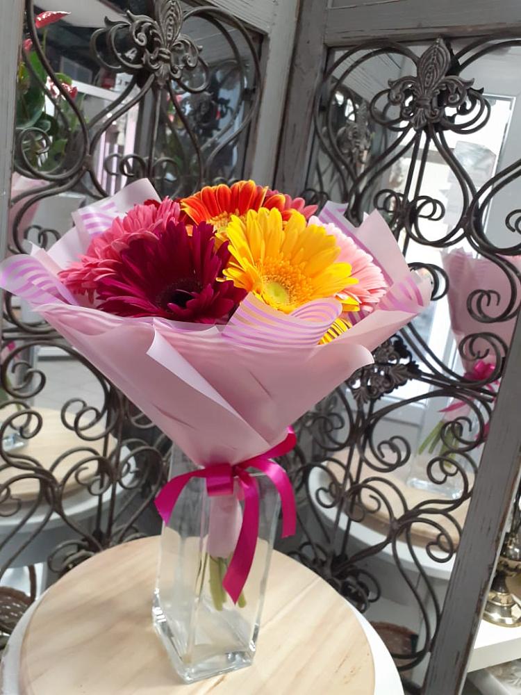 Букет цветов из: Герберы в Большое Мурашкино