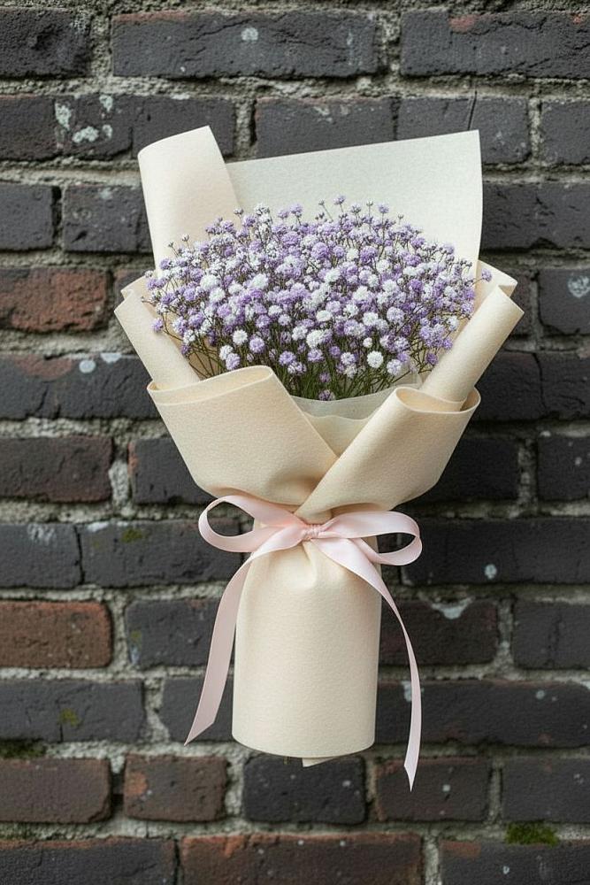 Букет цветов из: Гипсофила в Большое Мурашкино