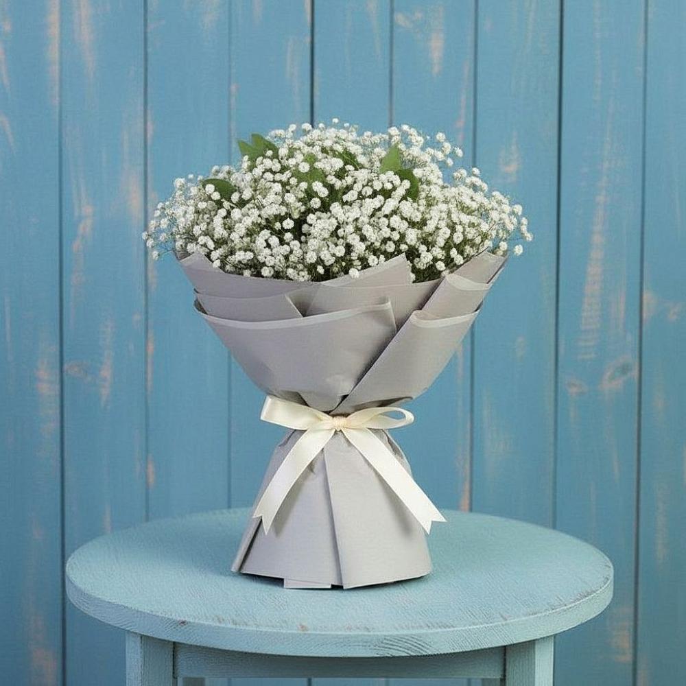 Букет цветов из: Гипсофила в Большое Мурашкино