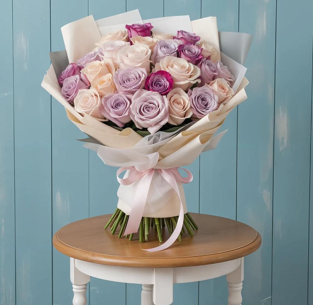 Букет цветов из: Розы в Большое Мурашкино