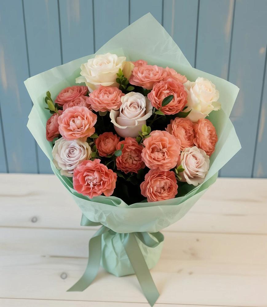 Букет цветов из: Розы в Большое Мурашкино