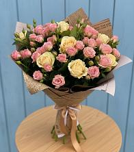 Букет цветов из:  Розы в Большое Мурашкино