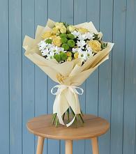 Букет цветов из:  Хризантемы и Розы в Большое Мурашкино