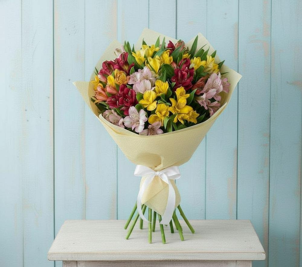 Букет цветов из: Альстромерии в Большое Мурашкино