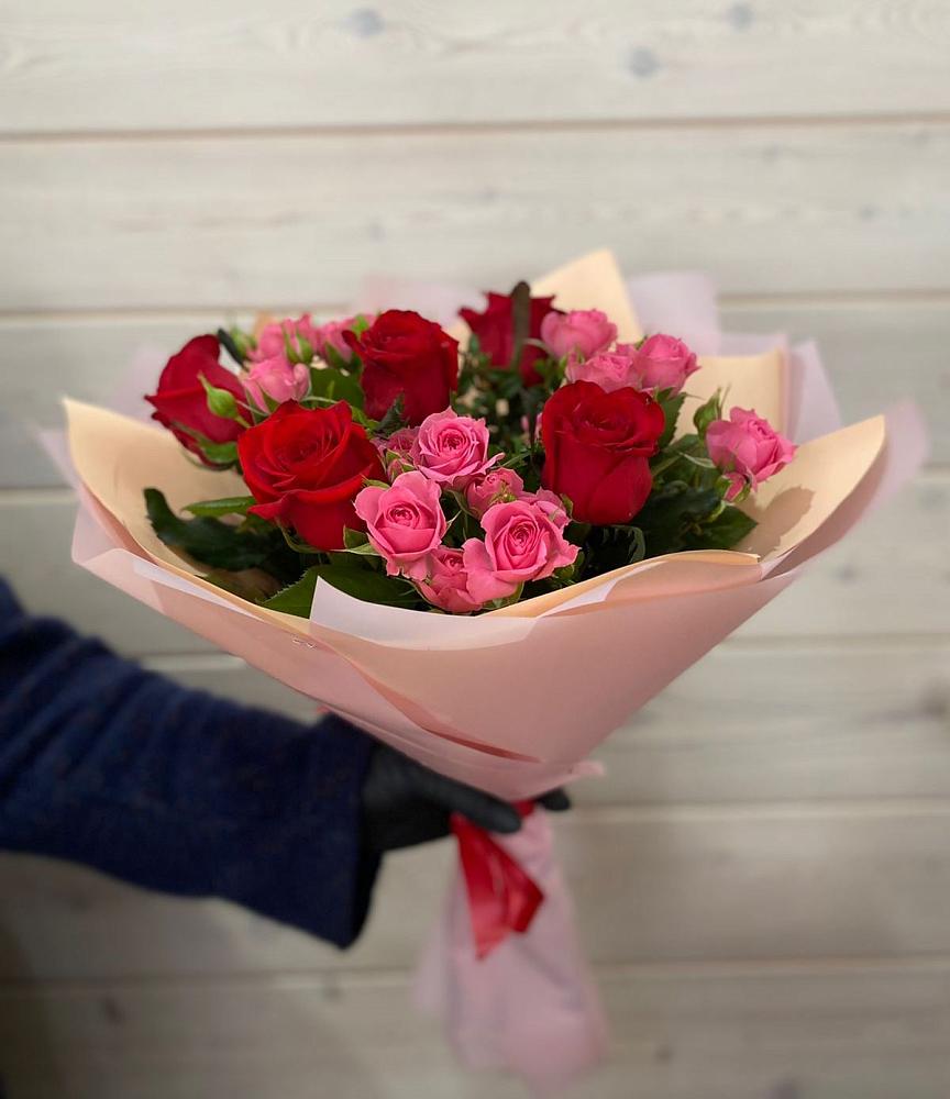 Букет цветов из: Розы в Большое Мурашкино