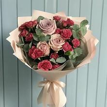 Букет цветов из:  Гвоздики и Розы #REPLACE_PRED# Большое Мурашкино