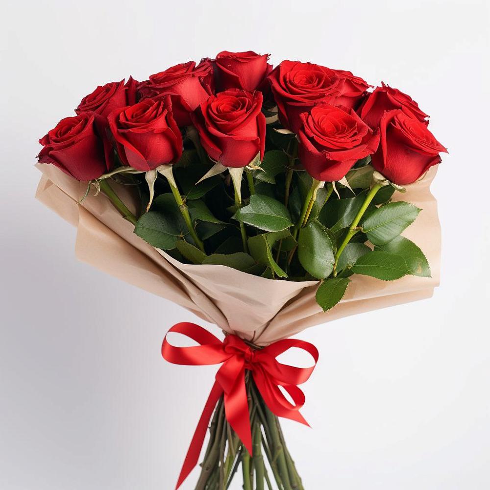 Букет 11 Красных роз Эдлесс Лав в Большое Мурашкино